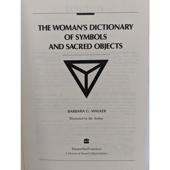 The Woman's Dictionary of Symbols & Sacred Objects Barbara G. Walker - Picture 2 of 8